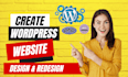 design and redesign your wordpress website with elementor