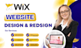 design and redesign a responsive wix website
