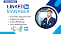 be your linkedin b2b sales and marketing manager