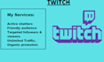do superfast twitch promotion, active twitch streamers, twitch promotion