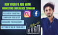 be your facebook ads expert and run organic fb ads campaigns