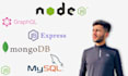 develop your node js, postgres, mongodb, custom API bug free