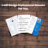 design a professional beautiful resume or CV