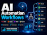 build ai automation workflows using n8n zapier make and python