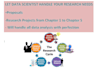 research and do data analysis if needed