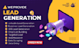 provide linkedin leads, b2b lead generation, and data entry