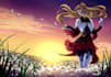 draw fantasy illustrations and characters in manga style