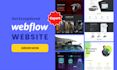 develop responsive webflow website as a webflow expert developer