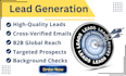do b2b lead generation, email list building and prospect sourcing