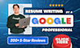 write a professional resume, cover letter, and linkedin