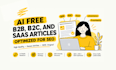 humanized b2b, b2c, and saas articles optimized for SEO