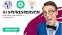 make ai spokesperson video with human avatar multilanguages