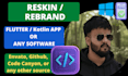 reskin, rebrand, redesign, customize your android app