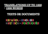 translate texts and documents