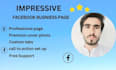 create impressive facebook business page