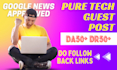 publish dofollow tech guest posts on high da tech blogs