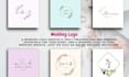 design wedding dancing floor or gobo light logo monogram