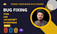 fix html css and js bugs and its responsiveness