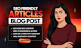 be your SEO article writer, content writer or blog writer