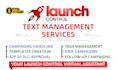 provide virtual assistance in launch control and manage texting