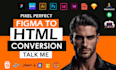 convert png to html css jquery, figma to html, xd to html