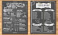 design digital menu, food menu, restaurant menu card