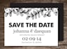 customized this leaves save the date invitation