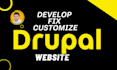 develop drupal website or fix and update, modules and themes