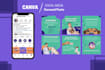 design instagram carousel posts in canva with your brand identity