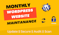do wordpress website maintenance, wordpress updates and support