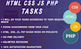 do your html css javascript php mysql work