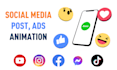 animate a post for social media