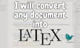convert any document into latex