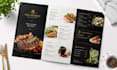 design stylish professional restaurant and cafe menu