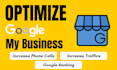 optimize gmb for local SEO and google rankings