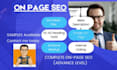 write your on page seo meta title, tags and description