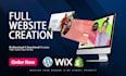 do full website creation custom website business website startup website