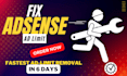 fix google adsense ads limit in 6 days