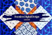 create a seamless custom patterns featuring plants geometric