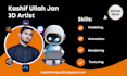 create 3d game ready assets, characters for unreal and unity