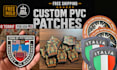 do custom pvc rubber patches and shipped fast