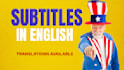 create handcrafted english subtitles