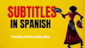 create handcrafted spanish subtitles