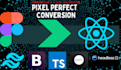 convert figma design to react website next js