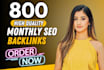 do monthly off page seo service with high authority white hat dofollow backlinks
