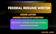 federal resume,cv,USA jobs, government,cover letter,linkedin