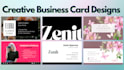 design creative and professional business card