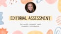editorially assess your novel