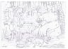 draw three raw and clean sketch drawings for you
