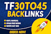 create 500 high tf contextual backlinks
